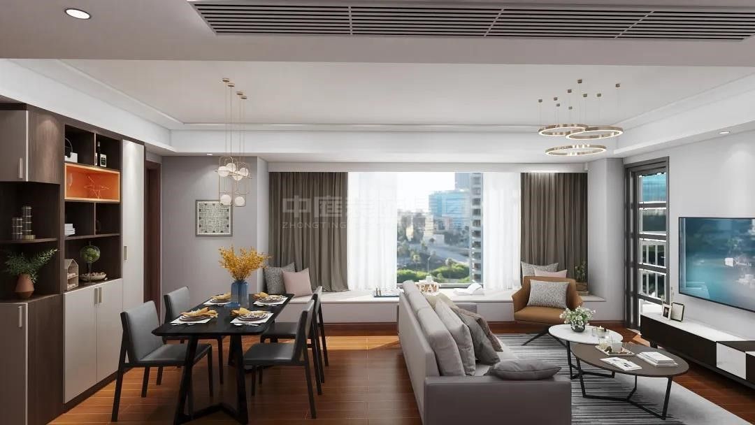 盛天東郡 108㎡ 現(xiàn)代風格案例