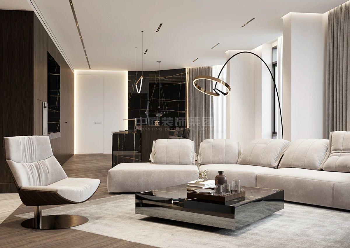 合景天匯105m&sup2;極簡風(fēng)格案例