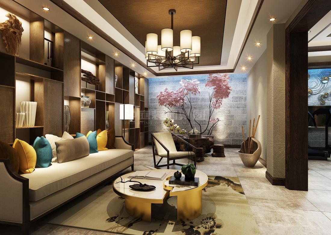 嘉和城溫莎北郡110m&sup2;中式風(fēng)格案例